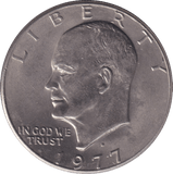 1977 ONE DOLLAR USA - WORLD COINS - Cambridgeshire Coins