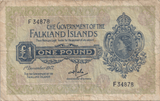 1977 ONE POUND FALKLAND ISLANDS BANKNOTE REF-1804 - WORLD BANKNOTES - Cambridgeshire Coins