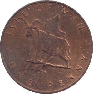 1977 PENNY ISLE OF MAN ( BU ) - PENNY - Cambridgeshire Coins