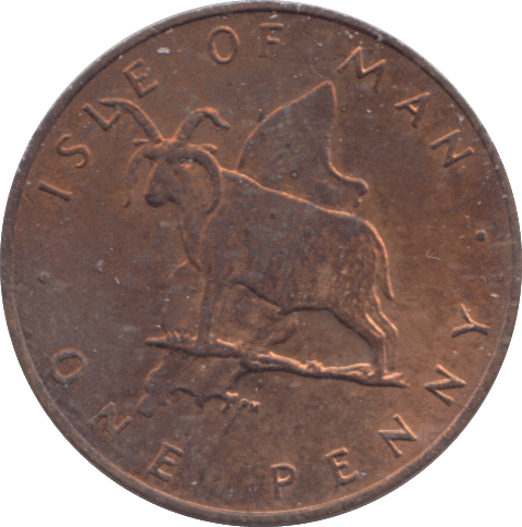 1977 PENNY ISLE OF MAN ( BU ) - PENNY - Cambridgeshire Coins