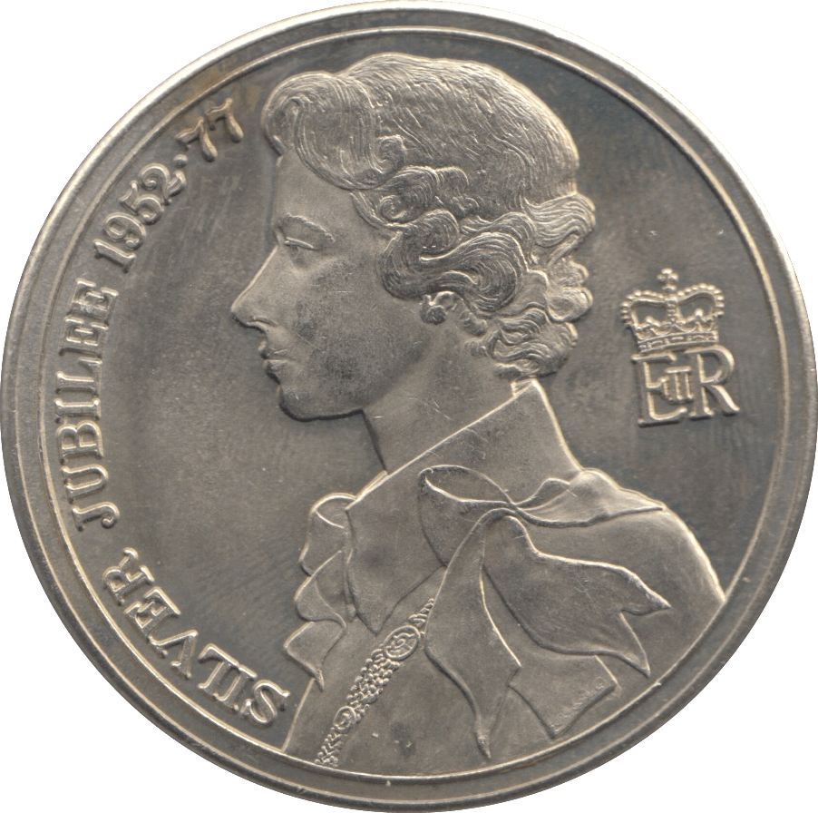 1977 QUEEN ELIZABETH II SILVER JUBILEE COMMEMORATIVE MEDAL F190 - MEDALS & MEDALLIONS - Cambridgeshire Coins