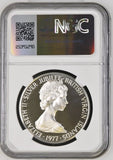 1977 SILVER $1 BRITISH VIRGIN ISLAND QUEEN'S JUBILEE ( NGC ) PF68 ULTRA CAMEO - NGC SILVER COINS - Cambridgeshire Coins