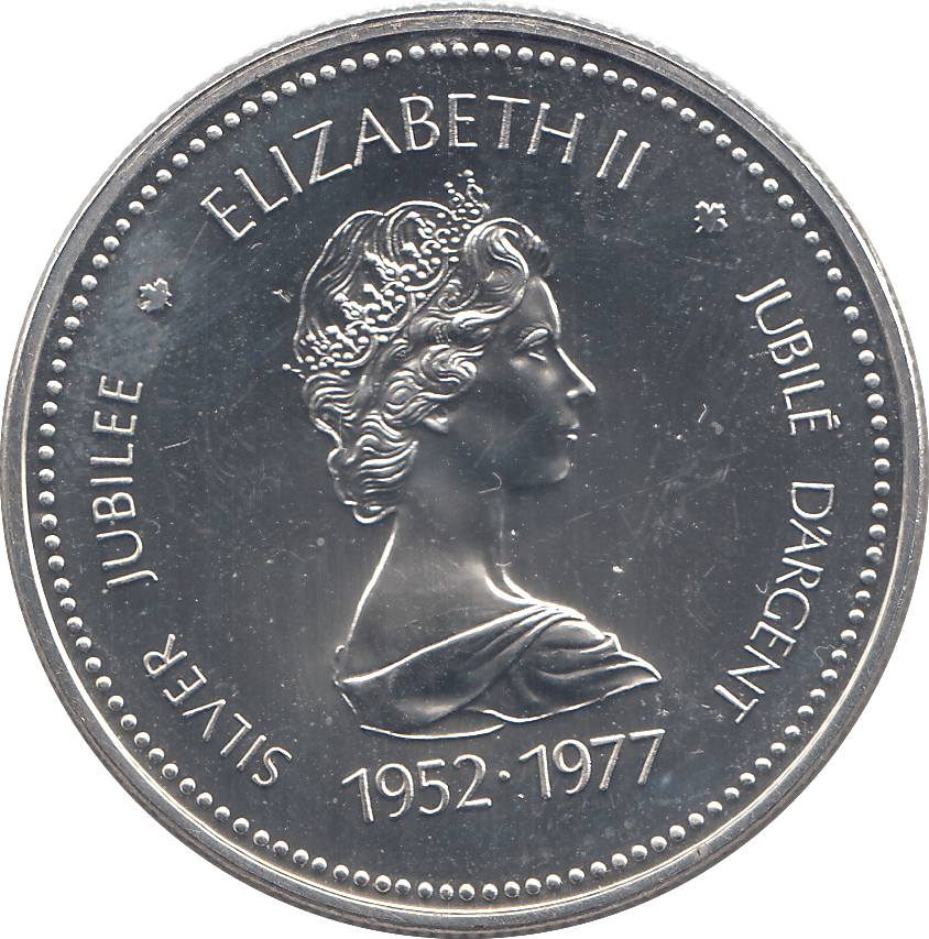 1977 SILVER 1 DOLLAR CANADA - SILVER WORLD COINS - Cambridgeshire Coins