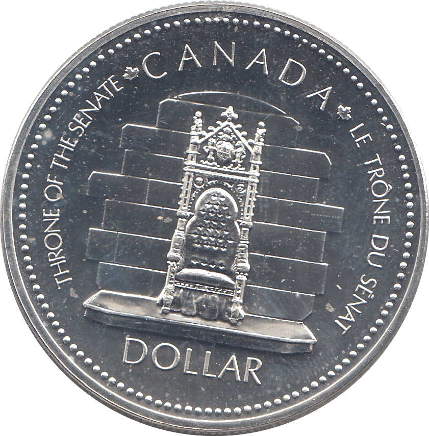 1977 SILVER 1 DOLLAR CANADA - SILVER WORLD COINS - Cambridgeshire Coins
