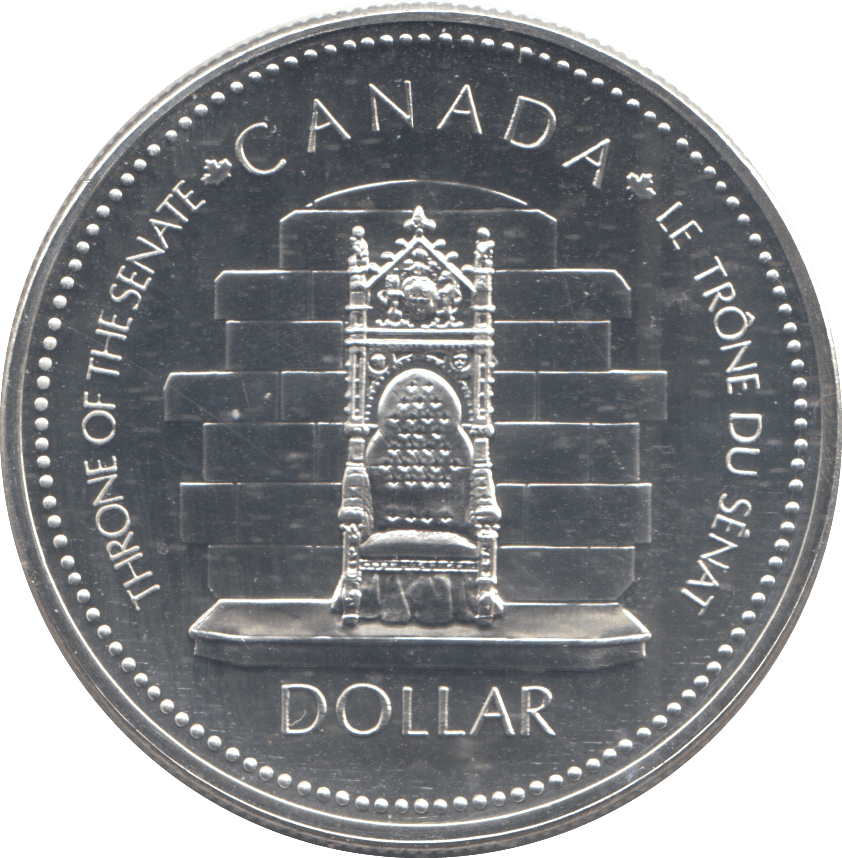 1977 SILVER CANADA DOLLAR - SILVER WORLD COINS - Cambridgeshire Coins