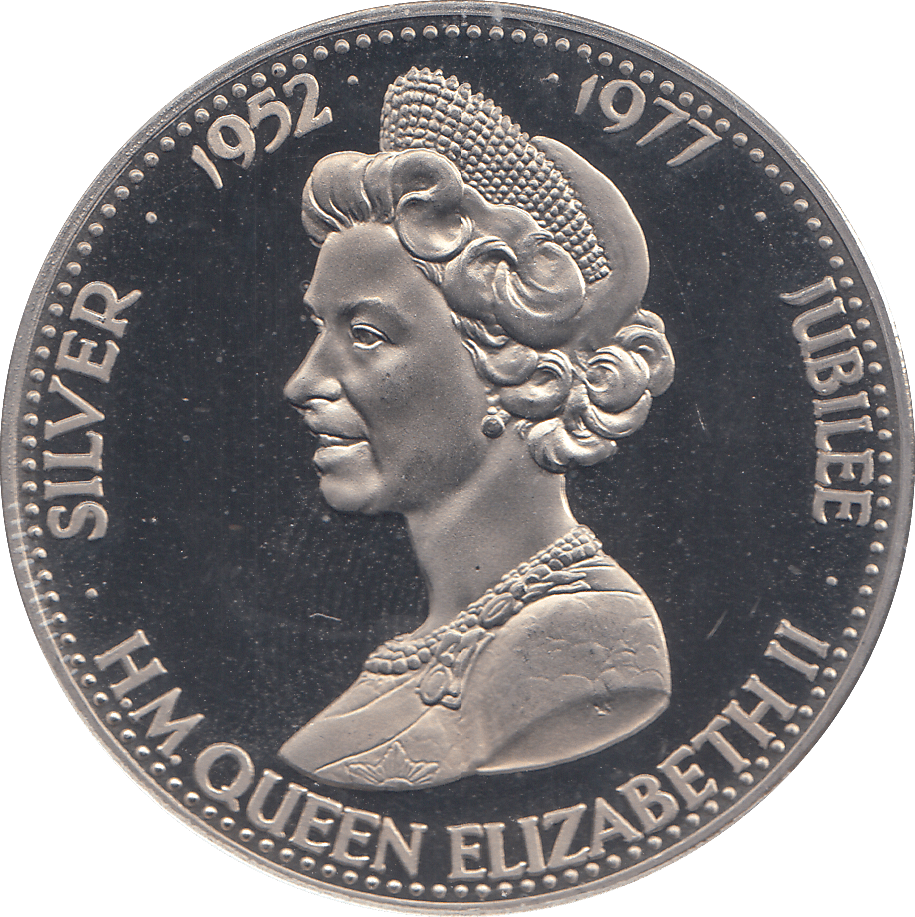 1977 SILVER JUBILEE COMMEMORATIVE COIN - WORLD COINS - Cambridgeshire Coins