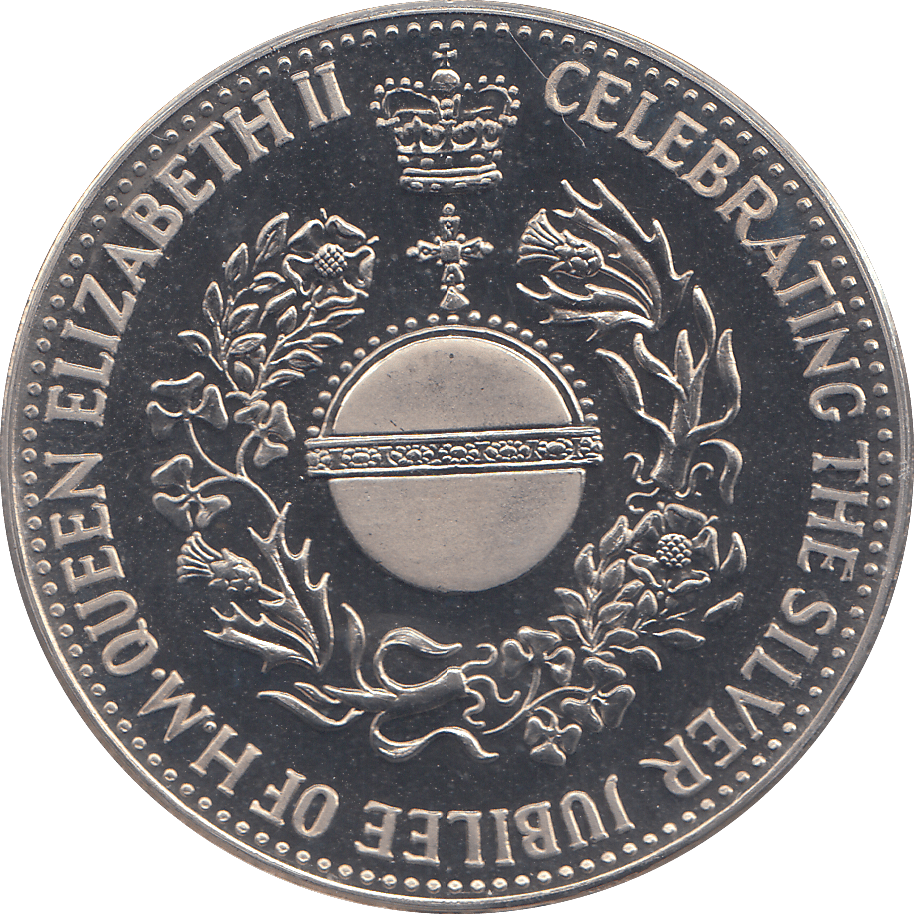 1977 SILVER JUBILEE COMMEMORATIVE COIN - WORLD COINS - Cambridgeshire Coins