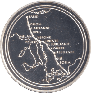 1977 SILVER OREINT EXPRESS MEDALLION - SILVER WORLD COINS - Cambridgeshire Coins