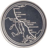 1977 SILVER OREINT EXPRESS MEDALLION - SILVER WORLD COINS - Cambridgeshire Coins