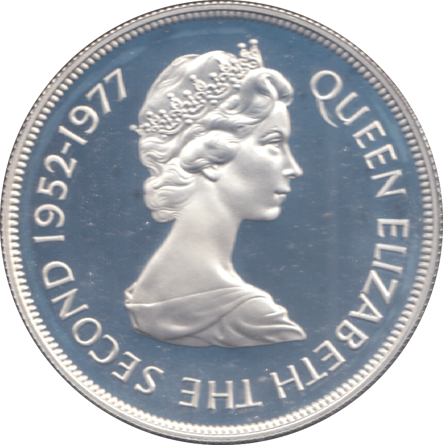 1977 SILVER PROOF 25 PENCE BAILIWICK OF JERSEY - Silver Proof - Cambridgeshire Coins