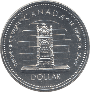 1977 SILVER PROOF CANADIAN DOLLAR - SILVER WORLD COINS - Cambridgeshire Coins