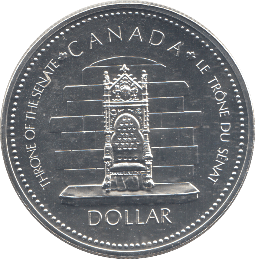 1977 SILVER PROOF CANADIAN DOLLAR - SILVER WORLD COINS - Cambridgeshire Coins