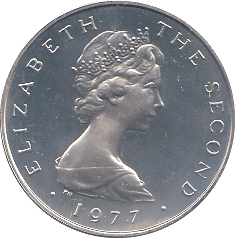 1977 SILVER PROOF ISLE OF MAN 1 PENCE - WORLD COINS - Cambridgeshire Coins