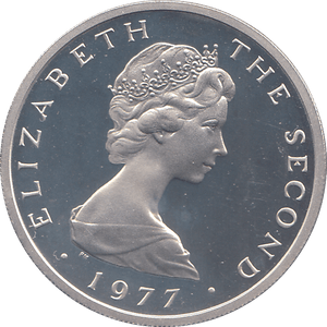 1977 SILVER PROOF ISLE OF MAN 10 PENCE - WORLD COINS - Cambridgeshire Coins