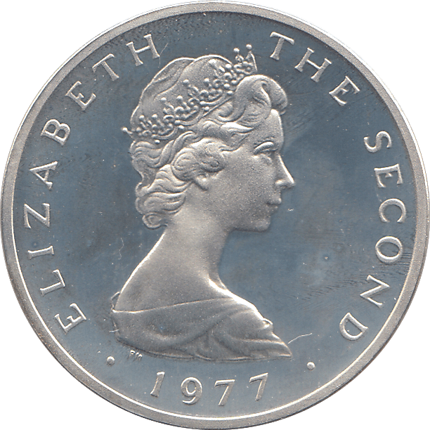 1977 SILVER PROOF ISLE OF MAN 2 PENCE - WORLD COINS - Cambridgeshire Coins