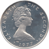 1977 SILVER PROOF ISLE OF MAN HALF PENCE - WORLD COINS - Cambridgeshire Coins