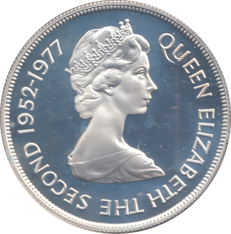 1977 SILVER PROOF TRISTAN DA CUNHA TWNETY FIVE PENCE - Silver Proof - Cambridgeshire Coins