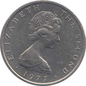 1977 TEN PENCE ISLE OF MAN ( BU ) - 10p BU - Cambridgeshire Coins