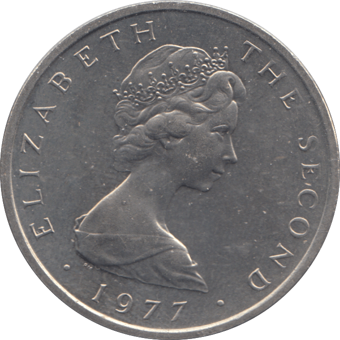 1977 TEN PENCE ISLE OF MAN ( BU ) - 10p BU - Cambridgeshire Coins