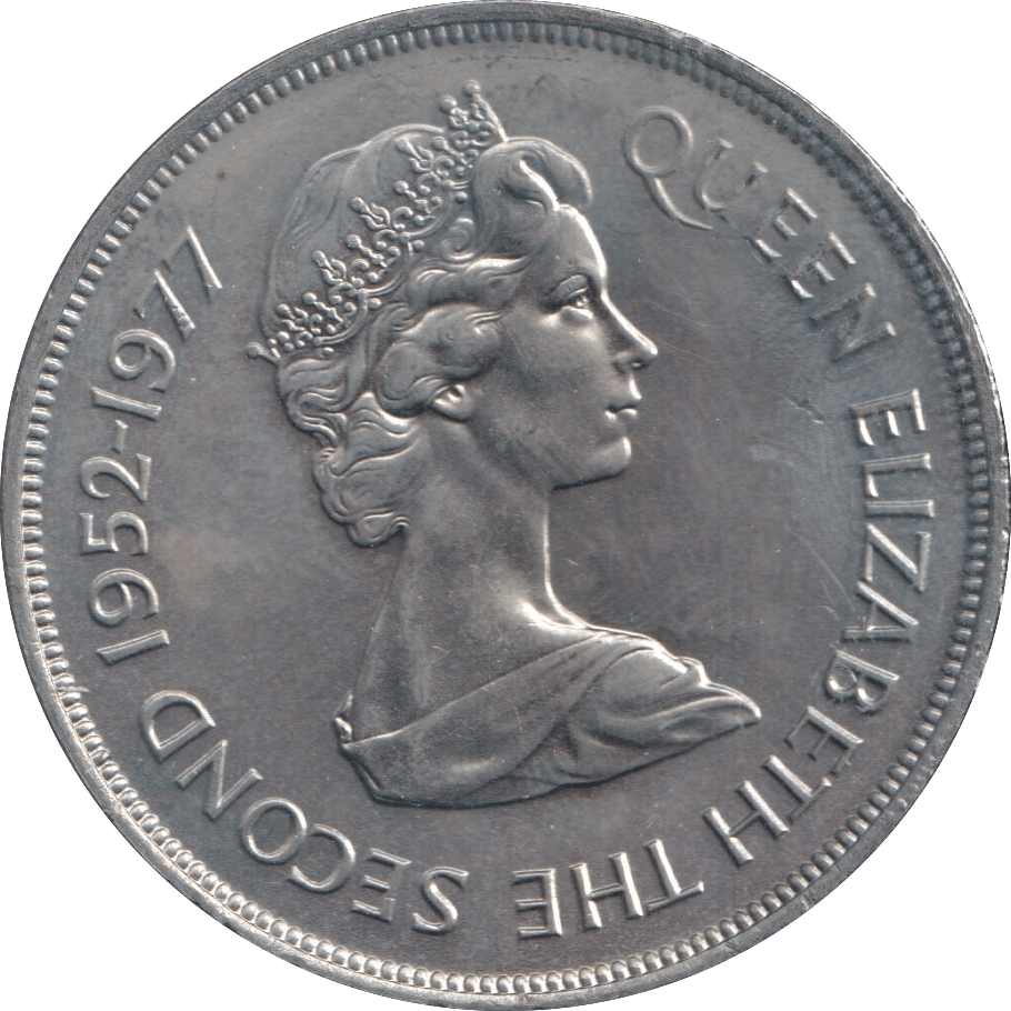 1977 TWENTY FIVE PENCE UK - WORLD COINS - Cambridgeshire Coins