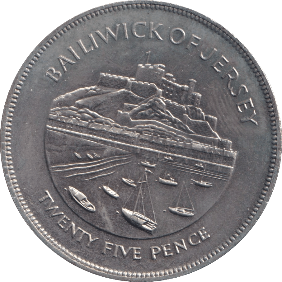 1977 TWENTY FIVE PENCE UK - WORLD COINS - Cambridgeshire Coins