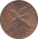 1977 TWO PENCE ISLE OF MAN ( BU ) - TWOPENCE - Cambridgeshire Coins