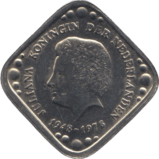 1978 5 CENTS NETHERLANDS - SILVER WORLD COINS - Cambridgeshire Coins