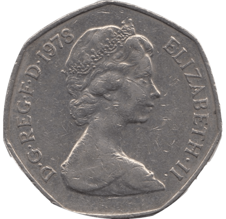 1978 CIRCULATED LARGE 50P BRITANNIA - 50P CIRCULATED - Cambridgeshire Coins