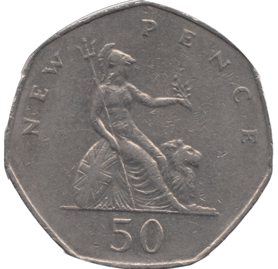 1978 CIRCULATED LARGE 50P BRITANNIA - 50P CIRCULATED - Cambridgeshire Coins
