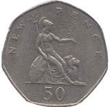 1978 CIRCULATED LARGE 50P BRITANNIA - 50P CIRCULATED - Cambridgeshire Coins