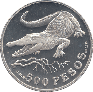 1978 COLOMBIA 500 PESOS SILVER PROOF - WORLD COINS - Cambridgeshire Coins