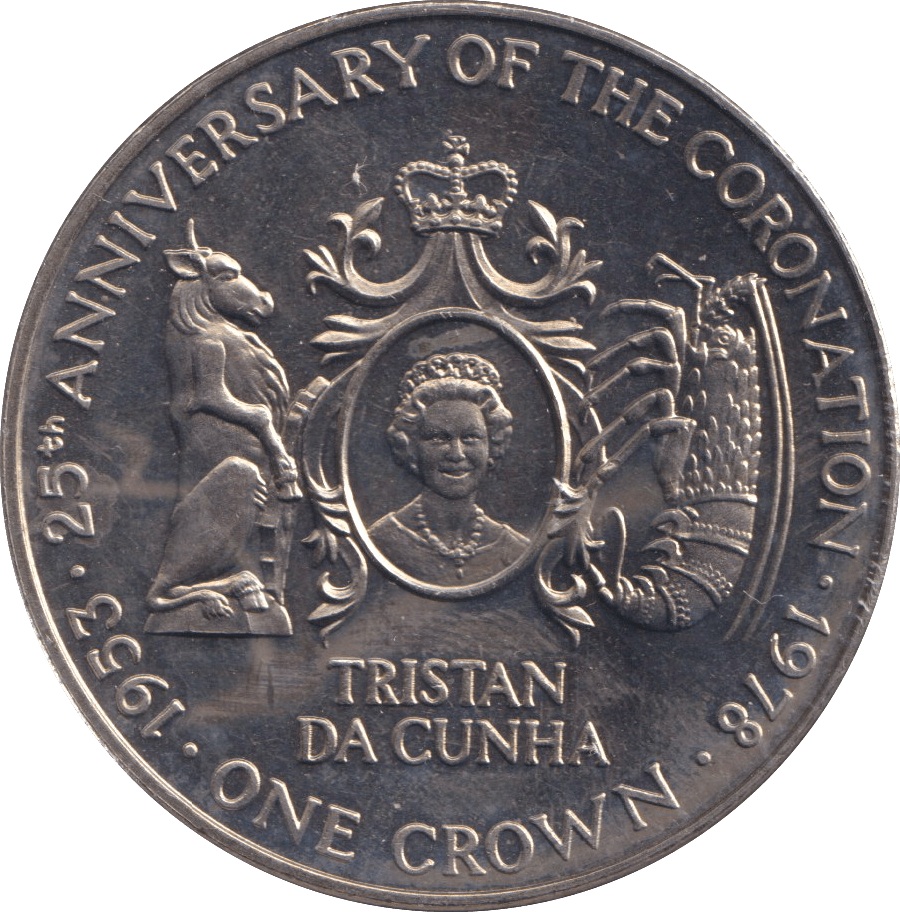 1978 CROWN CORONATION ANNIVERSARY 3 - WORLD COINS - Cambridgeshire Coins