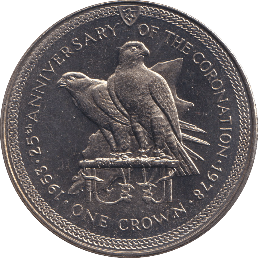 1978 CROWN CORONATION ANNIVERSARY - WORLD COINS - Cambridgeshire Coins