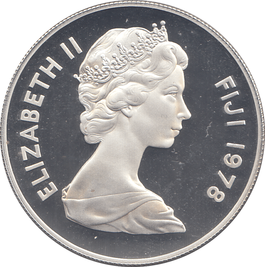 1978 FIJI $10 SILVER PROOF - WORLD COINS - Cambridgeshire Coins