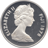 1978 FIJI $10 SILVER PROOF - WORLD COINS - Cambridgeshire Coins