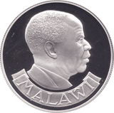 1978 MALAWI 5 KWACHA ZEBRAS SILVER PROOF COIN - SILVER WORLD COINS - Cambridgeshire Coins