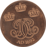 1978 NEW HEAD OFFICE FOR COUTTS COMMEMORATIVE COIN - WORLD COINS - Cambridgeshire Coins