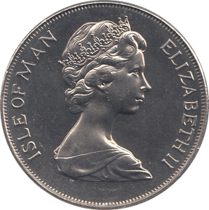 1978 ONE CROWN 25TH ANNIVERSARY OF THE CORONATION - WORLD COINS - Cambridgeshire Coins