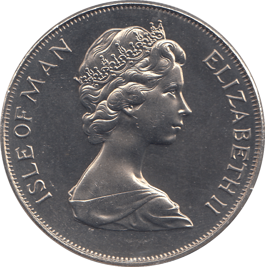1978 ONE CROWN 25TH ANNIVERSARY OF THE CORONATION - WORLD COINS - Cambridgeshire Coins