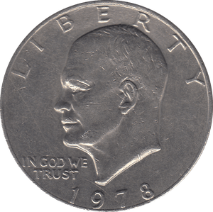 1978 ONE DOLLAR USA EISENHOWER - WORLD COINS - Cambridgeshire Coins