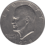 1978 ONE DOLLAR USA EISENHOWER - WORLD COINS - Cambridgeshire Coins