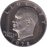 1978 ONE DOLLAR USA - WORLD COINS - Cambridgeshire Coins