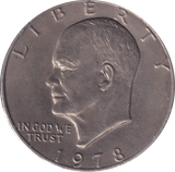 1978 ONE DOLLAR USA - WORLD COINS - Cambridgeshire Coins