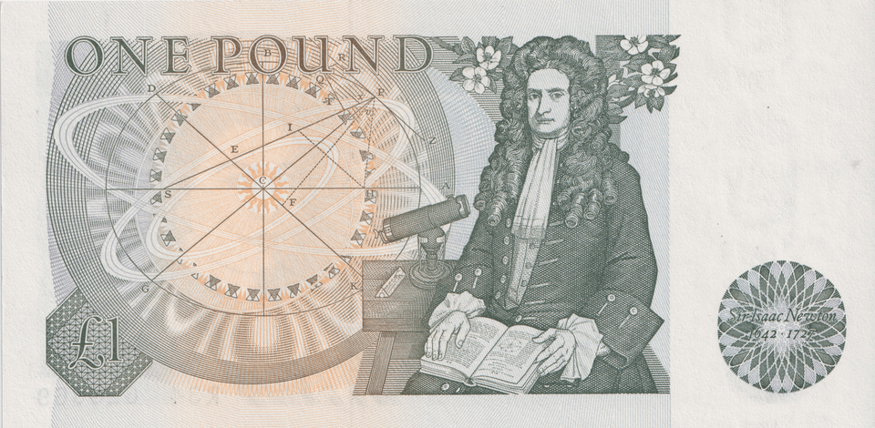 1978 ONE POUND BANKNOTE PAGE ( UNC ) REF £1-60 - £1 BANKNOTE - Cambridgeshire Coins