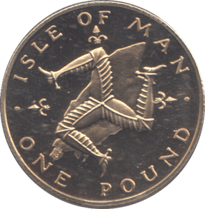 1978 ONE POUND ISLE OF MAN - £1 BU - Cambridgeshire Coins