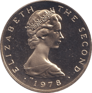 1978 PROOF ONE POUND ISLE OF MAN - WORLD COINS - Cambridgeshire Coins