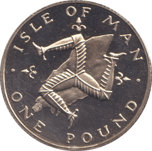 1978 PROOF ONE POUND ISLE OF MAN - WORLD COINS - Cambridgeshire Coins