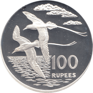 1978 REPUBLIC OF SEYCHELLES 100 RUPEES SILVER PROOF - WORLD COINS - Cambridgeshire Coins