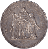 1978 SILVER 50 FRANCS FRANCE - SILVER WORLD COINS - Cambridgeshire Coins