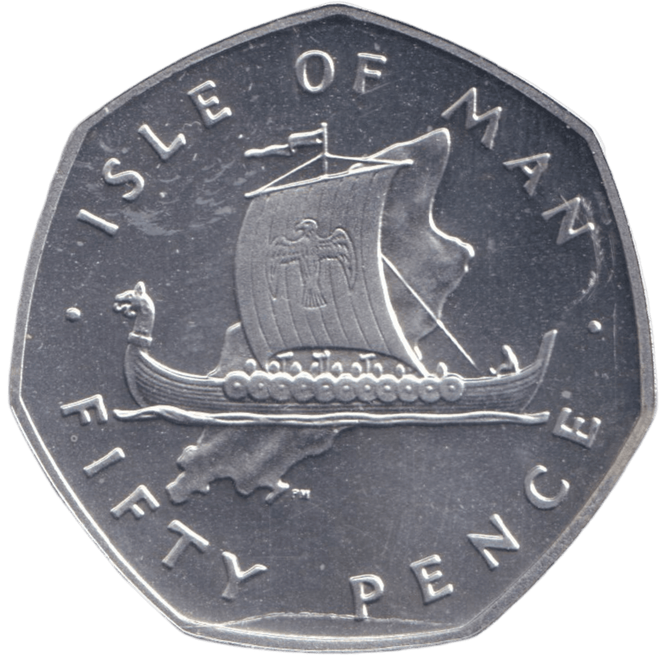 1978 SILVER 50P ISLE OF MAN - 50P Silver Proof - Cambridgeshire Coins